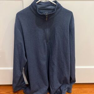Vineyard Vines Men's Dark Blue Zip-Up Sweater